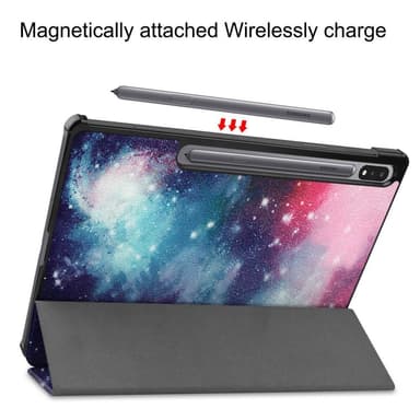 Slim Fit Dekseldeksel Til Samsung Galaxy Tab S7 Plus/S8+ - Plass