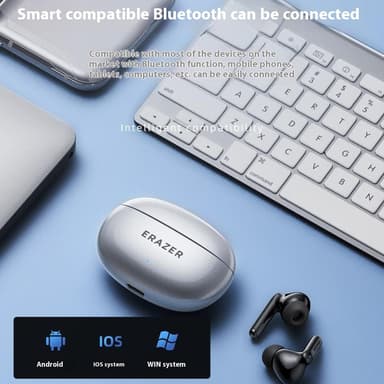 LENOVO Erazer XT88Pro In-Ear Trådløse Ørepropper Bluetooth-øretelefoner - Hvit