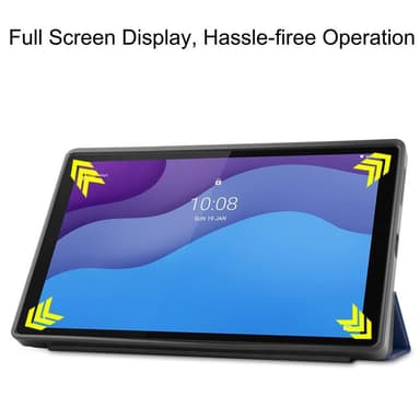 Tri-fold Deksel til Lenovo Tab M10 HD Gen 2 - Mørkeblå
