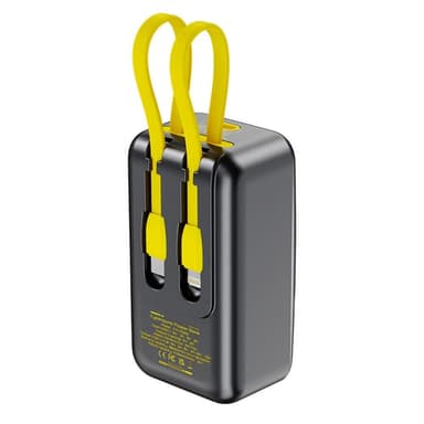 CyberPunk bærbar lader Powerbank 10000mAh 4-i-1 22.5W QC