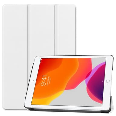 Apple iPad 10.2 2021/2020/2019 Slim Fit Trifoldbart Deksel - Hvit