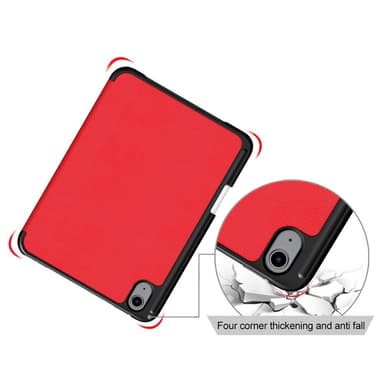 Apple iPad mini 6 (2021) Slim Fit Deksel Wake/Sleep - Rød