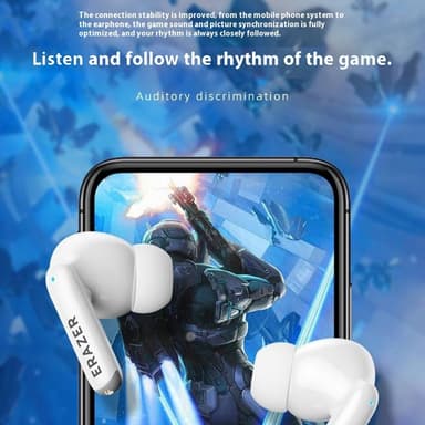 LENOVO Erazer XT88Pro In-Ear Trådløse Ørepropper Bluetooth-øretelefoner - Hvit