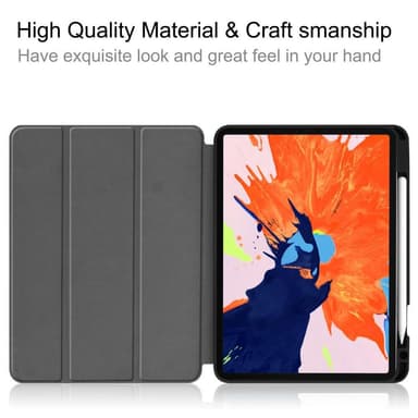 iPad Pro 12.9"" 2020/2018 Slim Fit Trefoldelig Deksel - Gull