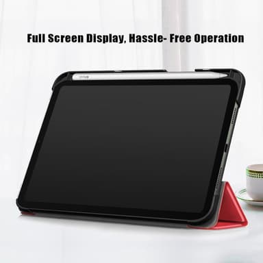 Apple iPad mini 6 (2021) Slim Fit Deksel Wake/Sleep - Rød