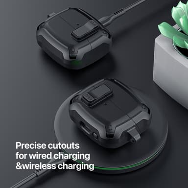 DUX DUCIS til Samsung Galaxy Buds3 Pro Buds3 Deksel Med Krok - Svart