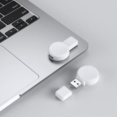 Trådløs hurtiglader magnetisk til Apple Watch Series 1-8 USB-A