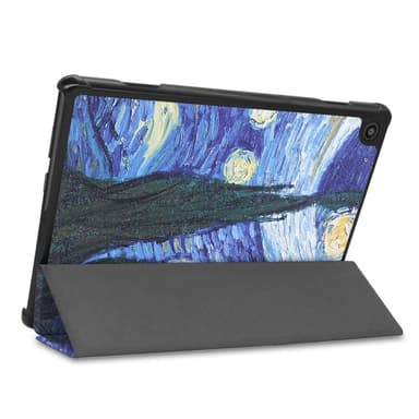 Trefoldelig veske til Lenovo Tab M10 FHD REL TB-X605FC - Oljemaleri