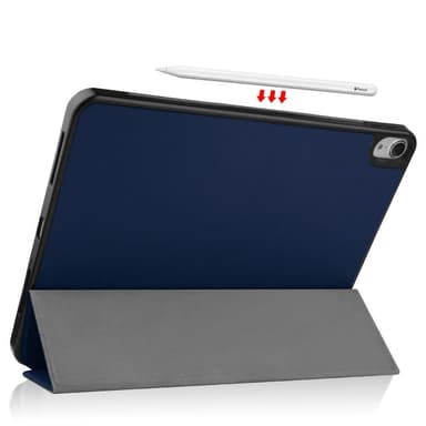 Apple iPad Air (2020) (2022) Slim Fit Trifoldbart deksel - Mørkeblå