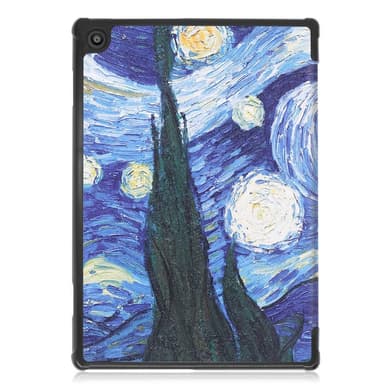 Trefoldelig veske til Lenovo Tab M10 FHD REL TB-X605FC - Oljemaleri