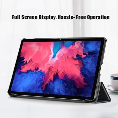Tri-fold Veske til Lenovo Tab P11 TB-J606F/P11 Plus - Svart