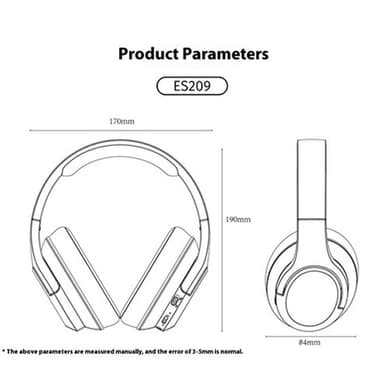 LENOVO Trådløse Over-Ear Hodetelefoner Sammenleggbare Heavy Bass Bluetooth Headset - Hvit