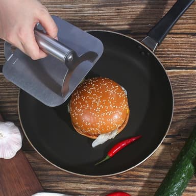 Smashburger Hamburgerpresse Smash brain Rustfritt stål
