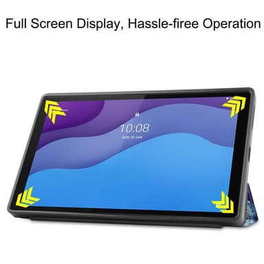 Trippeldeksel til Lenovo Tab M10 HD Gen 2 - Cosmic Space