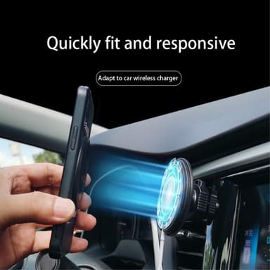 Magnetisk Mobiltelefonholder Bil Selvklebende Lazy Grip - Svart