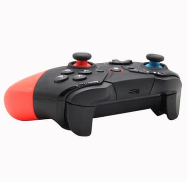 Kompatibel med Nintendo Switch trådløs spillkontroller vibrasjonsdesign - blå+rød