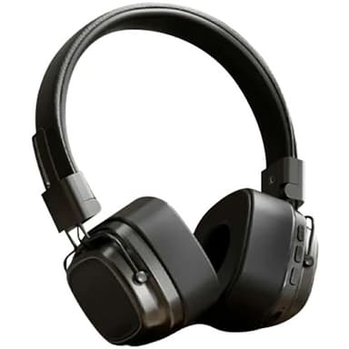 Bluetooth HiFi Sound Over Ear Hodetelefoner Støyreduksjon Trådløst Headset - Svart