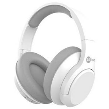 LENOVO Trådløse Over-Ear Hodetelefoner Sammenleggbare Heavy Bass Bluetooth Headset - Hvit