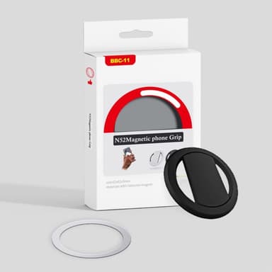 Magnetisk Mobiltelefonholder Bil Selvklebende Lazy Grip - Svart