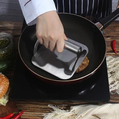 Smashburger Hamburgerpresse Smash brain Rustfritt stål