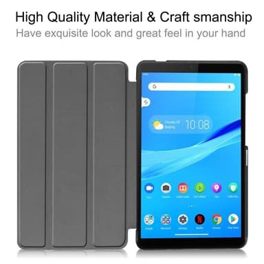 Tri-fold Deksel til Lenovo Tab M7 (1 Gen) - Svart