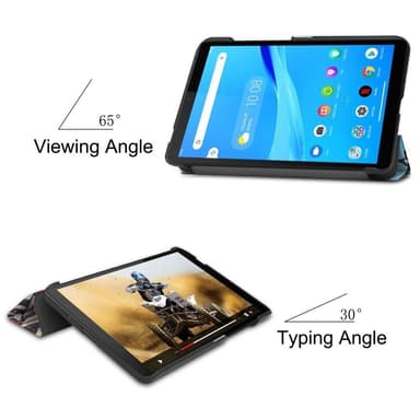 Trifoldbart deksel til Lenovo Tab M7 (1 Gen) - Graffiti