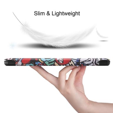 Trifoldbart deksel til Lenovo Tab M7 (1 Gen) - Graffiti
