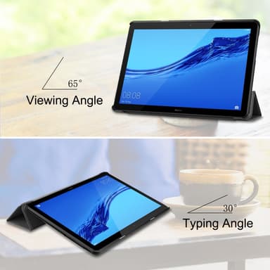 Deksel Til Huawei MediaPad T5 10"" - Svart