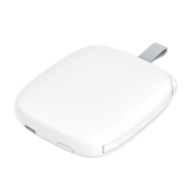USB-C/lyn/trådløs 5000mAh bærbar strømbank