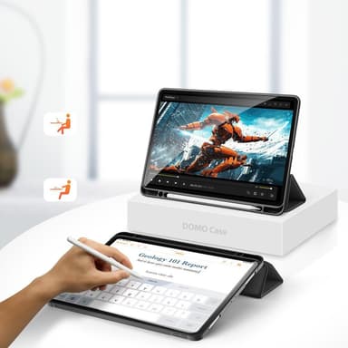 DUX DUCIS Domo iPad Pro 11 (2020)/(2018) Deksel Trefoldelig - Svart