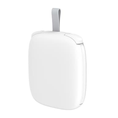 USB-C/lyn/trådløs 5000mAh bærbar strømbank