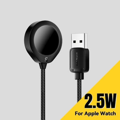 ESSAGER For A Watch USB-kabel Magnetisk ABS Vanndråpeformet trådløs lader