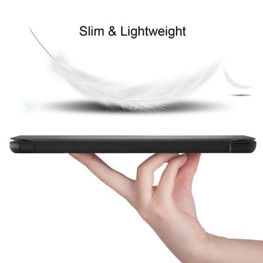 Tri-fold Deksel til Lenovo Tab M7 (1 Gen) - Svart