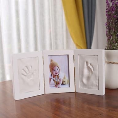 Baby Footprint Håndavtrykksminnesmerke for nyfødte