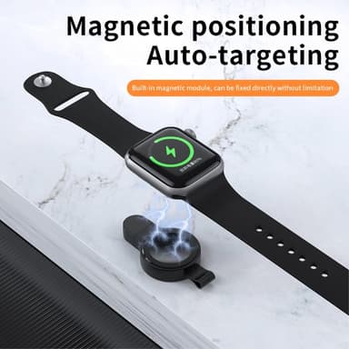 Trådløs hurtiglader magnetisk til Apple Watch Series 1-8 USB-C