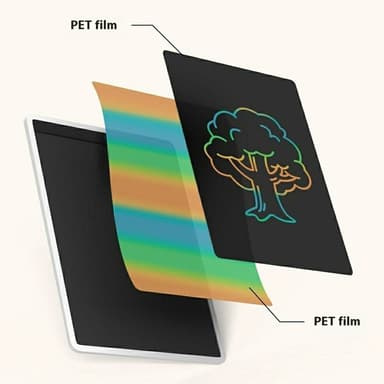 XIAOMI 13,5 tommers fargerik LCD-skriveblokk Doodle Board Erase Notisblokk