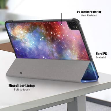 iPad Pro 11"" 2021/2020/2018 Trippeldeksel med smal passform - Plass