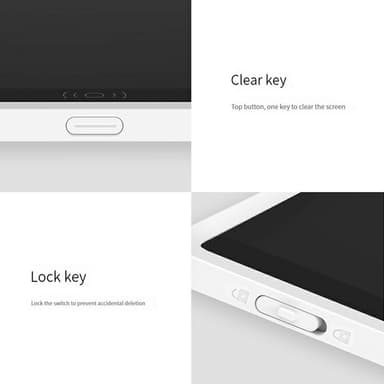 XIAOMI 13,5 tommers fargerik LCD-skriveblokk Doodle Board Erase Notisblokk