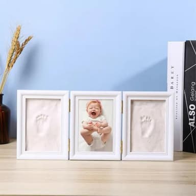 Baby Footprint Håndavtrykksminnesmerke for nyfødte