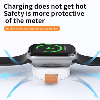 Trådløs hurtiglader magnetisk til Apple Watch Series 1-8 USB-C
