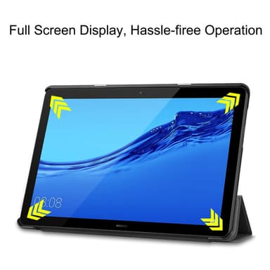 Deksel Til Huawei MediaPad T5 10"" - Svart
