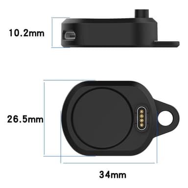 Garmin Fenix 7/7S/7X USB Ladestasjon usb-c-mikro-usb