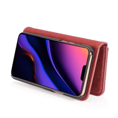 DG.MING iPhone 11 Pro Max Split Lommebok-deksel I Lær - Rød