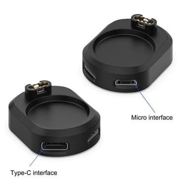 Garmin Fenix 7/7S/7X USB Ladestasjon usb-c-mikro-usb