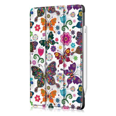 Apple iPad Pro 11 (2020) Trippeldeksel med smal passform - Sommerfugler og blomster