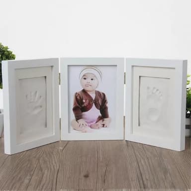 Baby Footprint Håndavtrykksminnesmerke for nyfødte