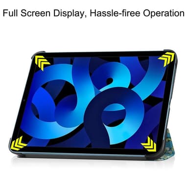 Apple iPad 10.9 2022 Trippeldeksel med smal passform - Blossom