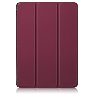 Apple iPad 10.9 2022 Slim Fit Trifoldbart Deksel - Vinrød