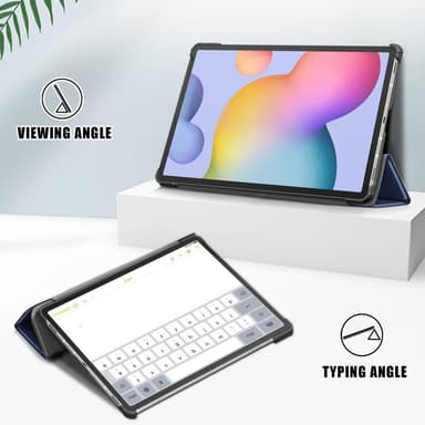 Slim Fit Dekseldeksel Til Samsung Galaxy Tab S7 FE - Mørkeblå