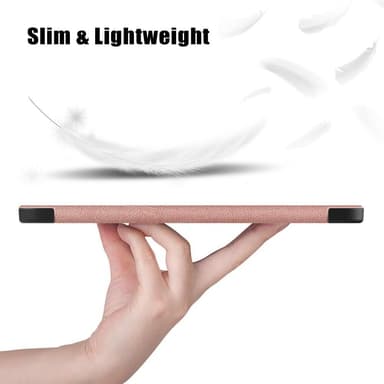 Apple iPad 10.9 2022 Trifoldelig Slim Fit Deksel - Rosagull